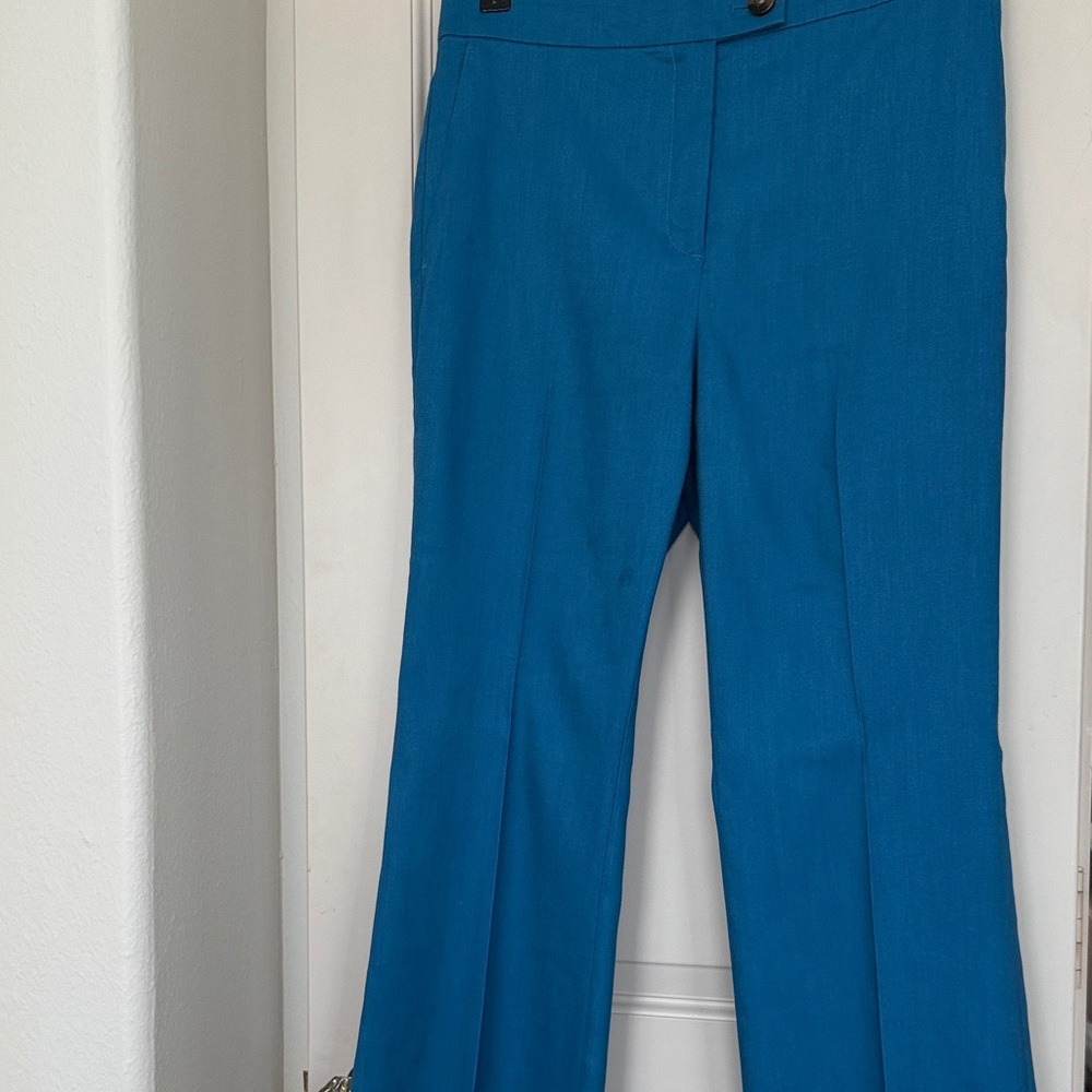 Ann Taylor Teal Boot Cut Dress Pants